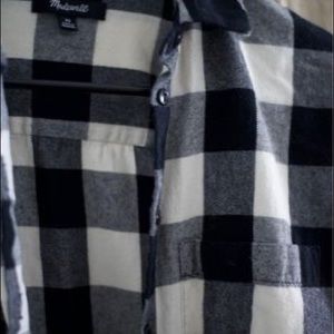 Madewell checkered flannel womens